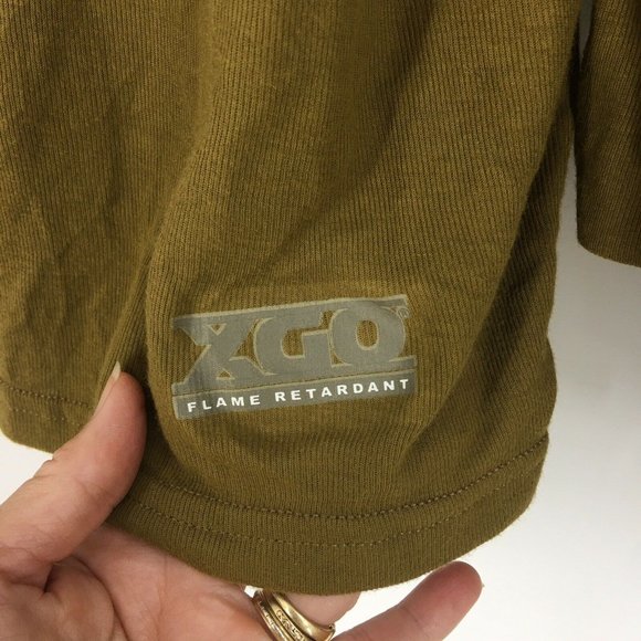 XGO Phase 1 Flame Retardant Lot of 2 Base Layer T-Shirts LS/SS Coyote Brown XL - Picture 6 of 9